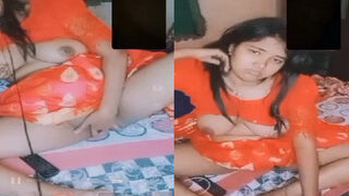 Sexy Desi Girl Shows Nude Body On VC | Indian MMS