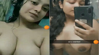Sexy Desi Girl Shows Her Nude Body For Lover Part 2 | Indian MMS