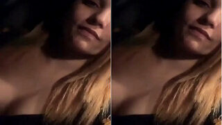 Desi Girl Pressing Her Boobs | Indian MMS