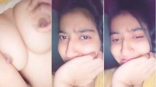 Cute Desi Girl Shows Boobs On VC | Indian MMS