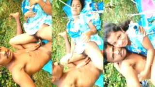 Desi Vlg Lover OutDoor Fucking | Indian MMS
