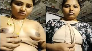 Sexy Mallu Bhabhi Shows Big Boobs And Fingering Part 1 | Indian MMS