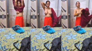 Sexy Desi Wife Boobs Video Capture | Indian MMS