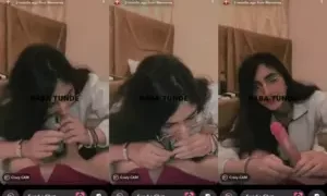 Indian NRI Girl Giving Blowjob to Boyfriend Big White Dick